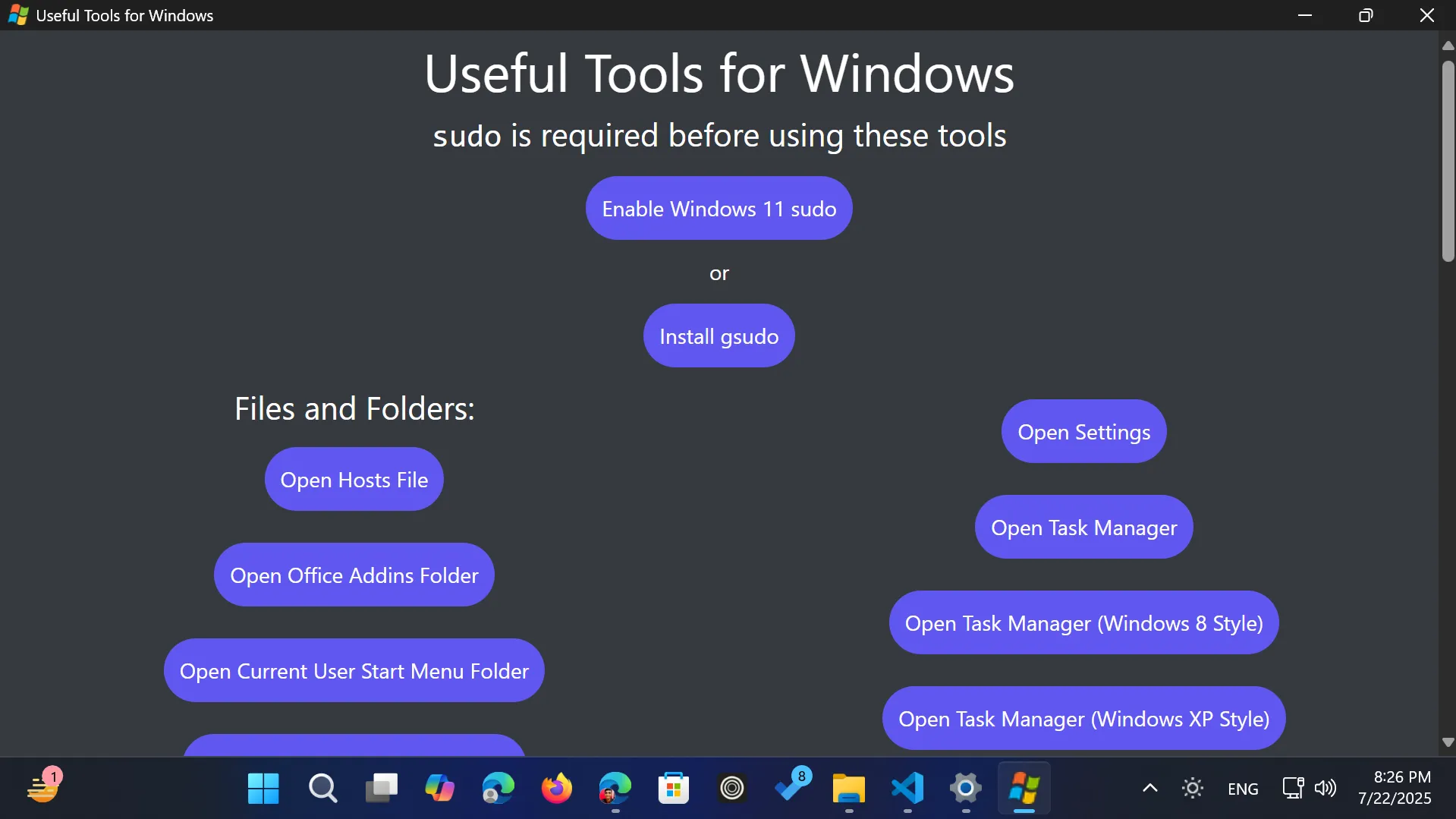 Useful Tools for Windows Screenshot